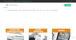 Desktop Screenshot of creativecadence.com