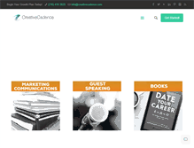 Tablet Screenshot of creativecadence.com